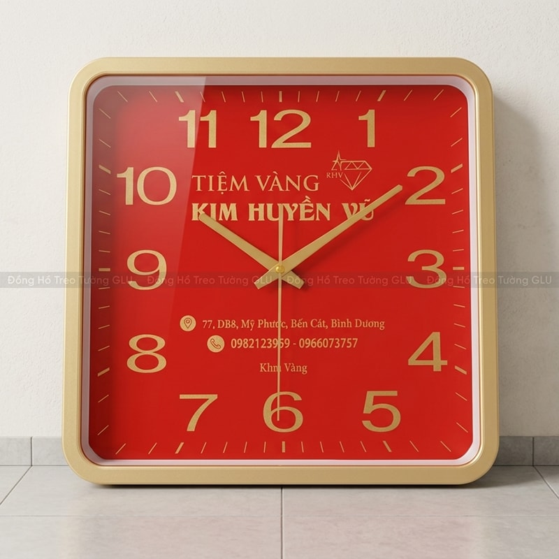 Đồng hồ quảng cáo in logo giao hàng toàn quốc 1