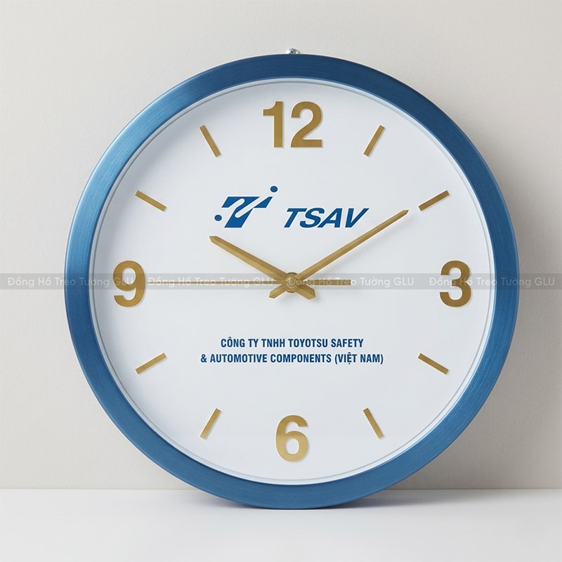 Đồng hồ quảng cáo in logo thiết kế theo yêu cầu 1